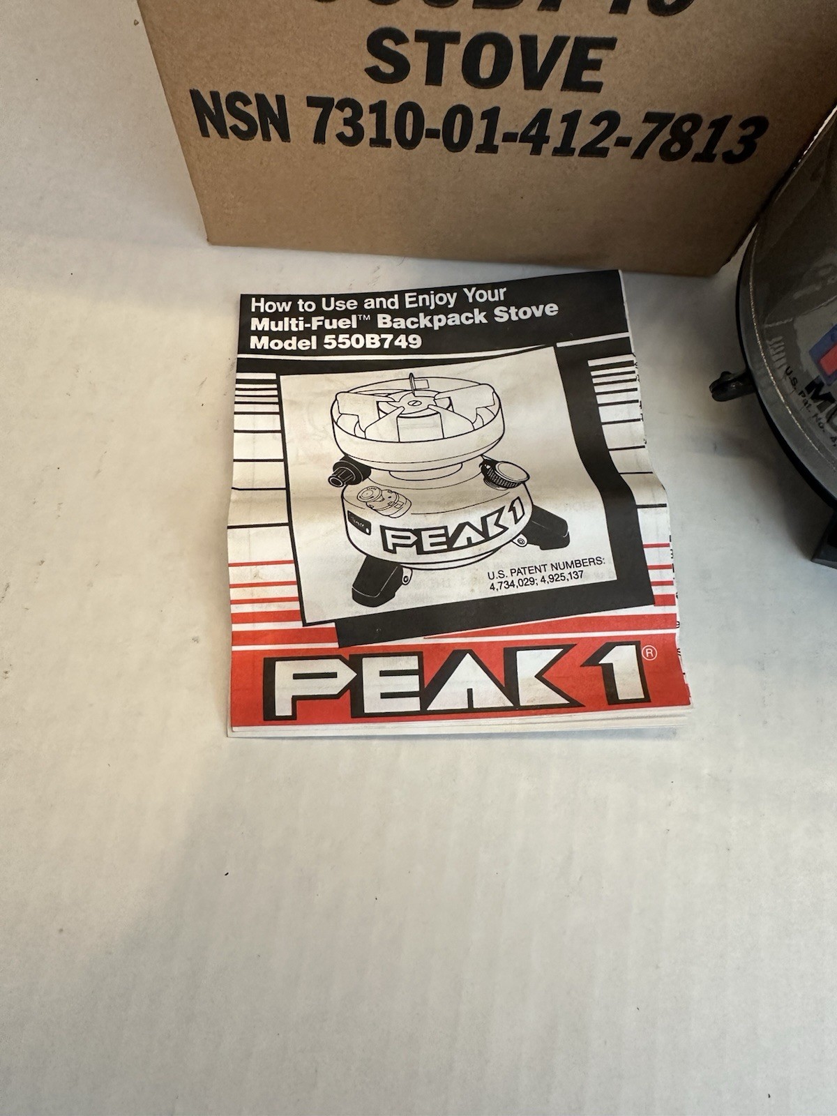 Coleman Peak 1 550B Multi Fuel Backpack Stove