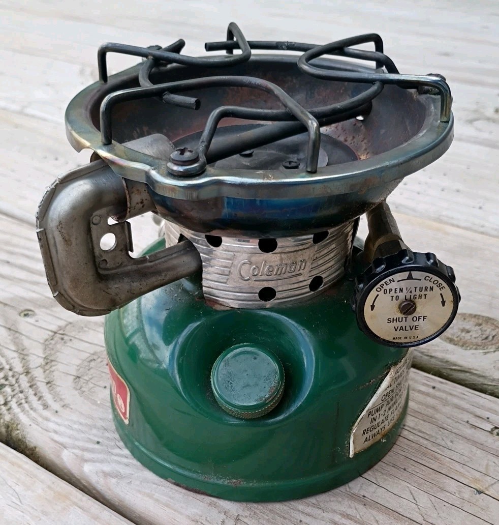 UNTESTED Sportster Camp stove MODEL 502-700 Dated 11 1980 W/ Literature Sticker
