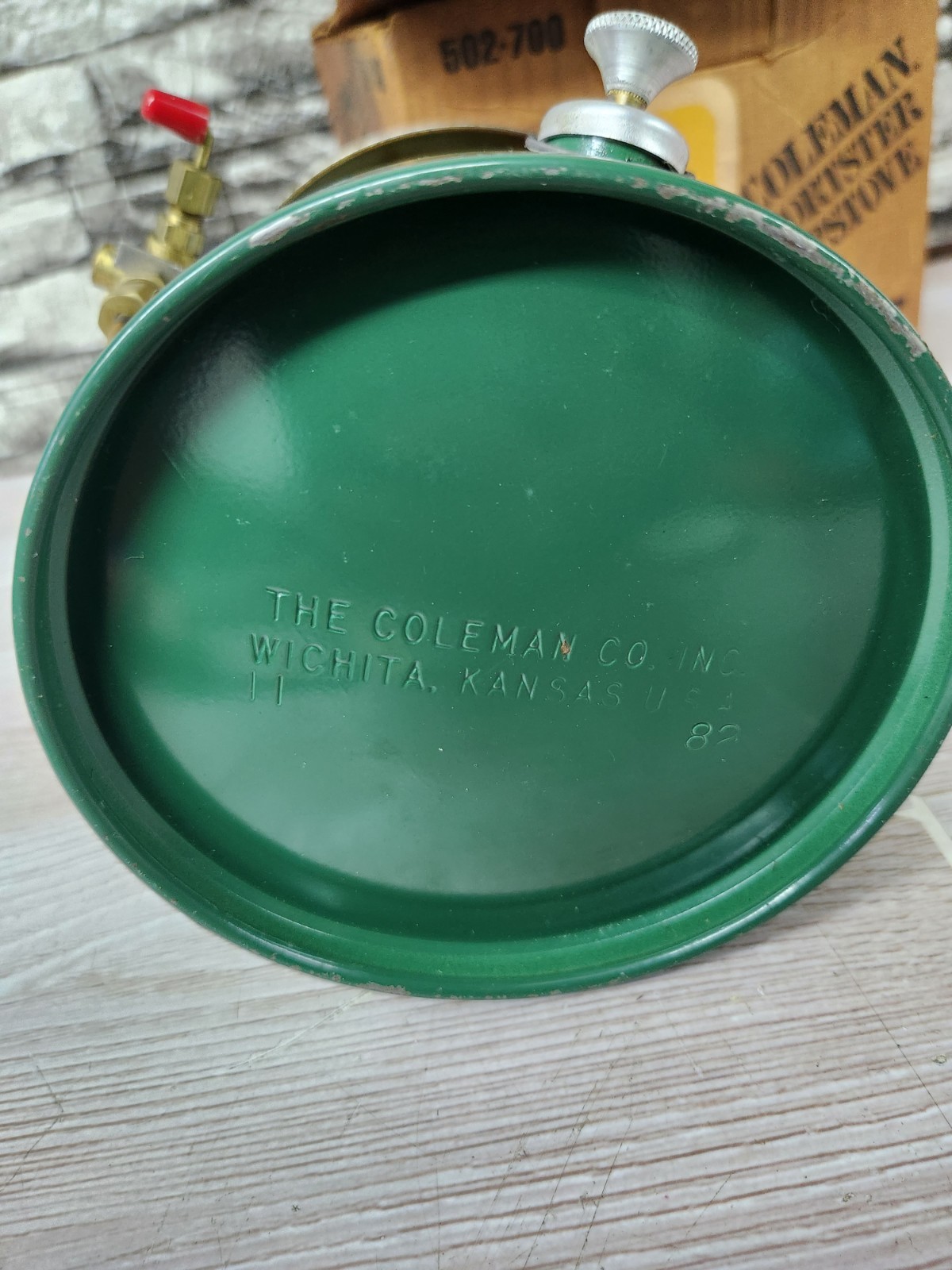 VINTAGE COLEMAN SPORTSTER 502-700 CAMP STOVE 1 BURNER GSS PORTABLE
