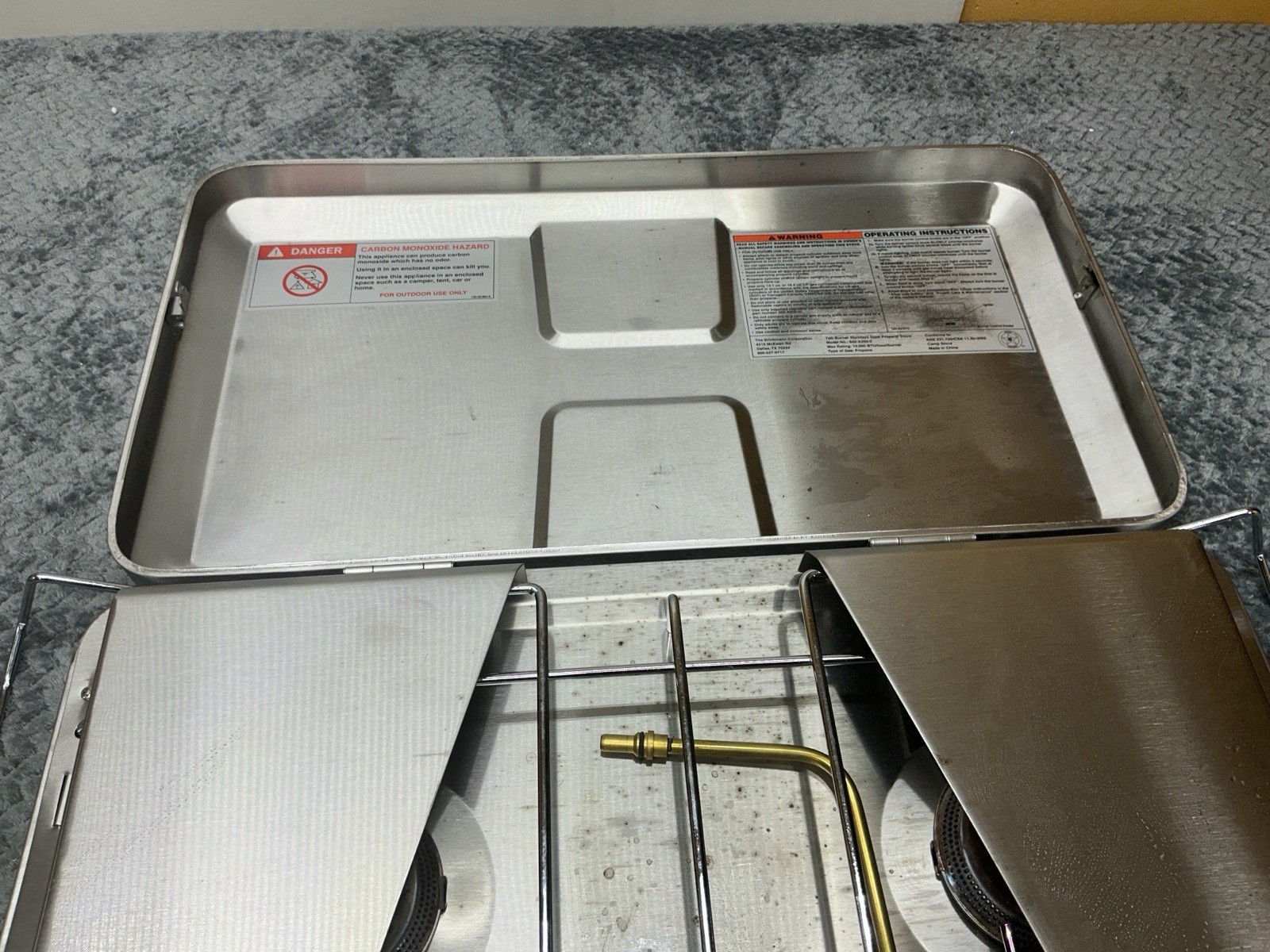 Brinkmann 2 Burner Stainless Steel Propane Camping Stove Grill Tested