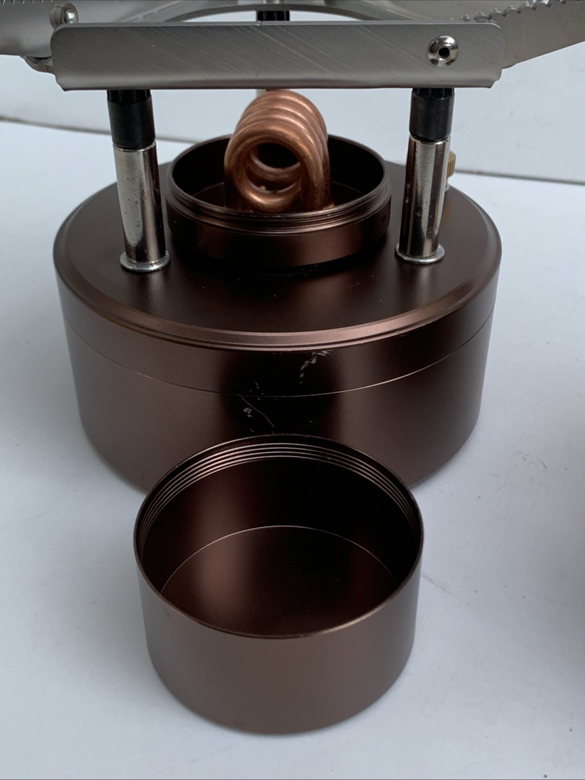 Alcohol Furnace with Foldable Bracket Compact Camp Furnace