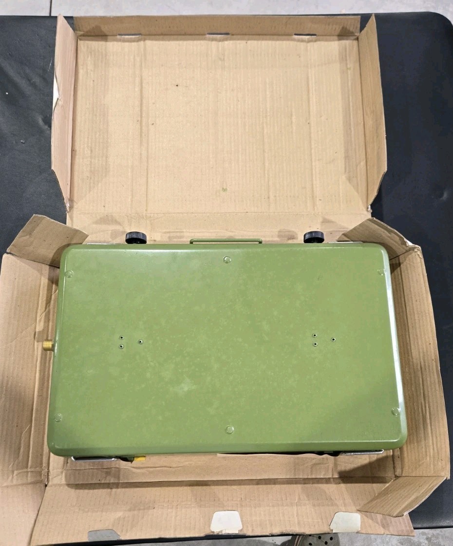 Vintage 70’s Porta Chef ST200 Two Burner Camp Stove New in Box 10,000btu