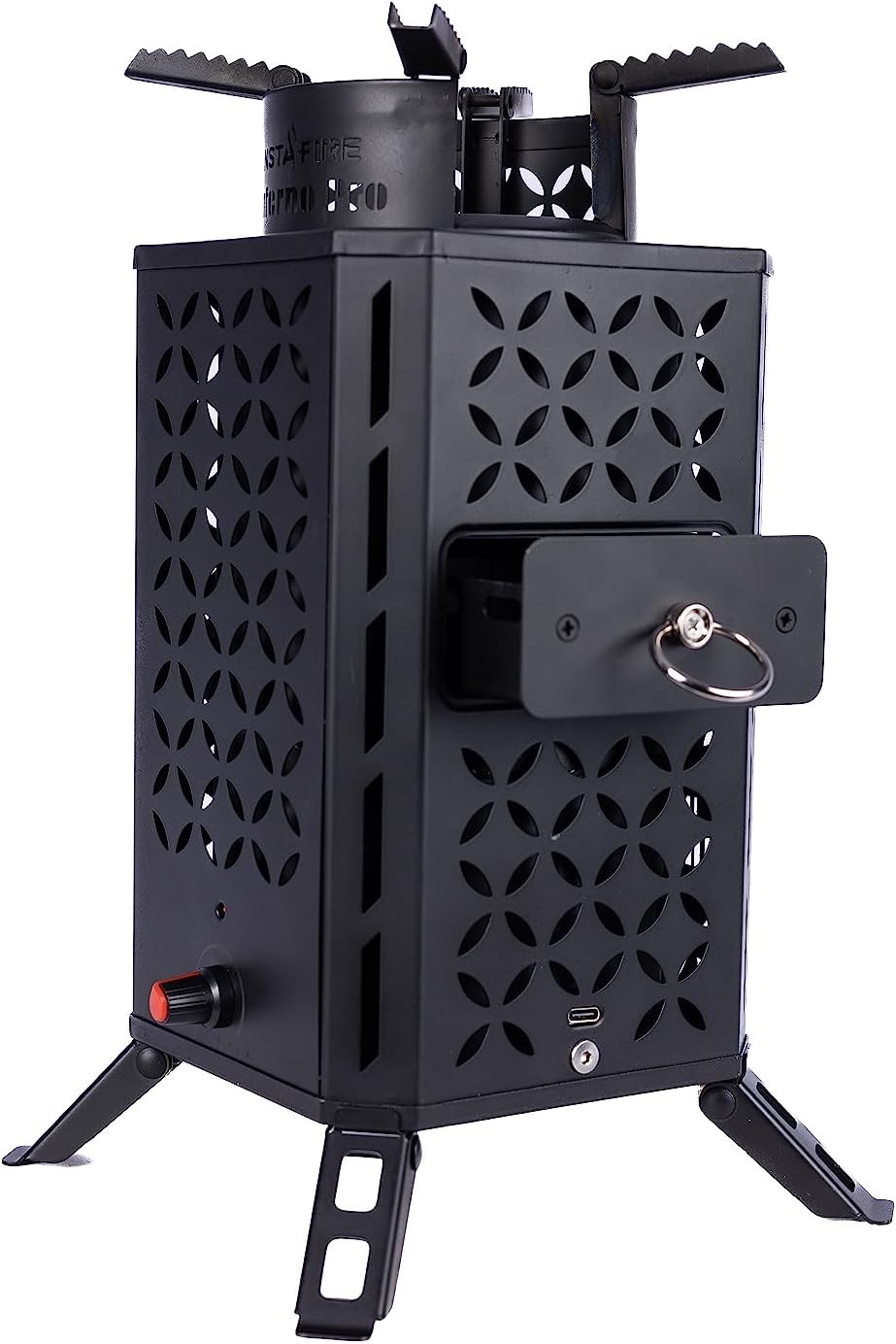 InstaFire Inferno Pro Stove Outdoor/Indoor Use Biomass Fire Starter Canned Heat