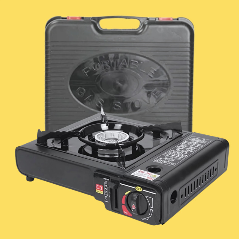 Portable 2900W Butane Gas Stove Outdoor Camping Cooker for Travel & Hiking