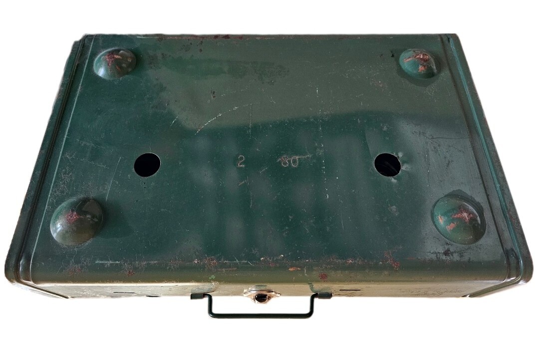 Vintage 1980 Green Coleman 425F Camp Cook Double Burner Stove 2 80
