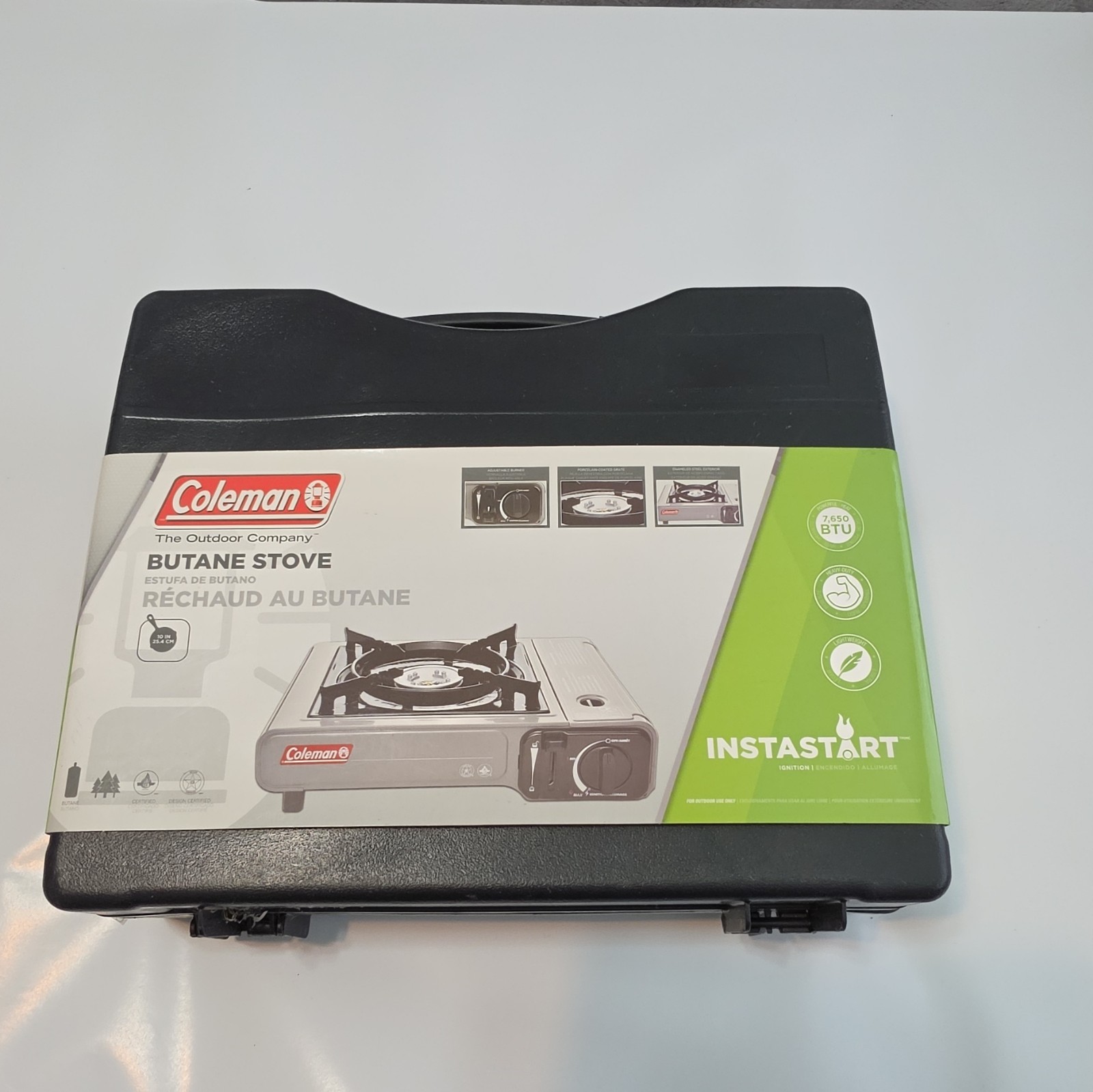 New Coleman Butane Stove Classic 1-Burner Tabletop Camping Stove & Carrying Case