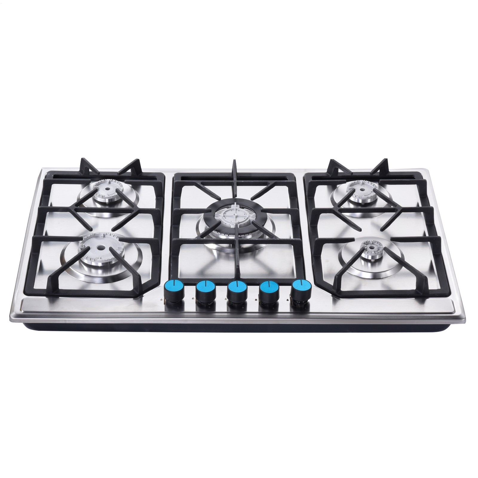 Gas Stove 5 Burner Propane Stove Portable Auto Ignition Gas Cooktop BBQ LPG Camp