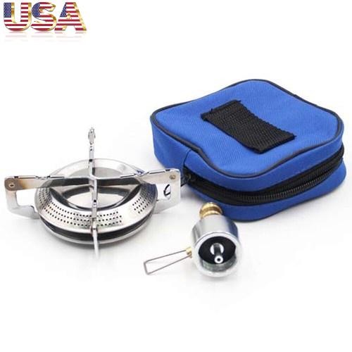 Mini Gas Stove Burner BBQ Camping Picnic Cookware Burner Outdoor Portable Tool