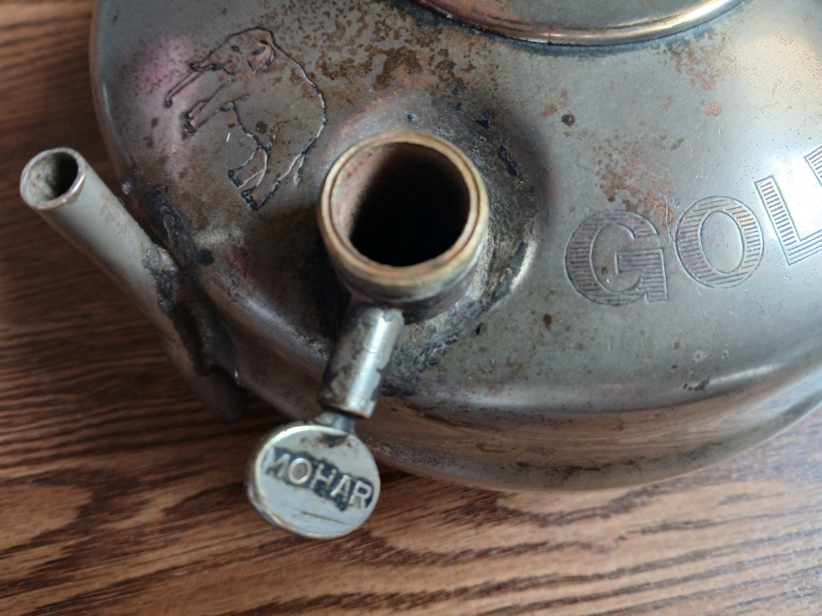 Rare vintage “ESSO” Gold mohar 1 F camping stove of 60’s made in India.