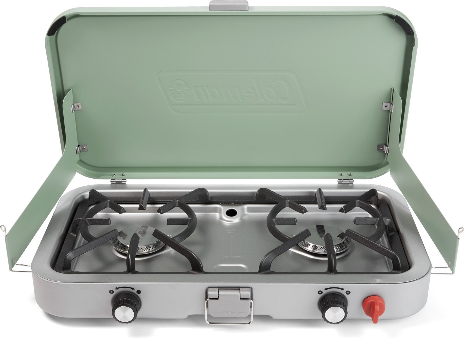 Coleman Cascade 3-in-1 Camp Stove Portable Propane Camping Grill, Hickory Moss