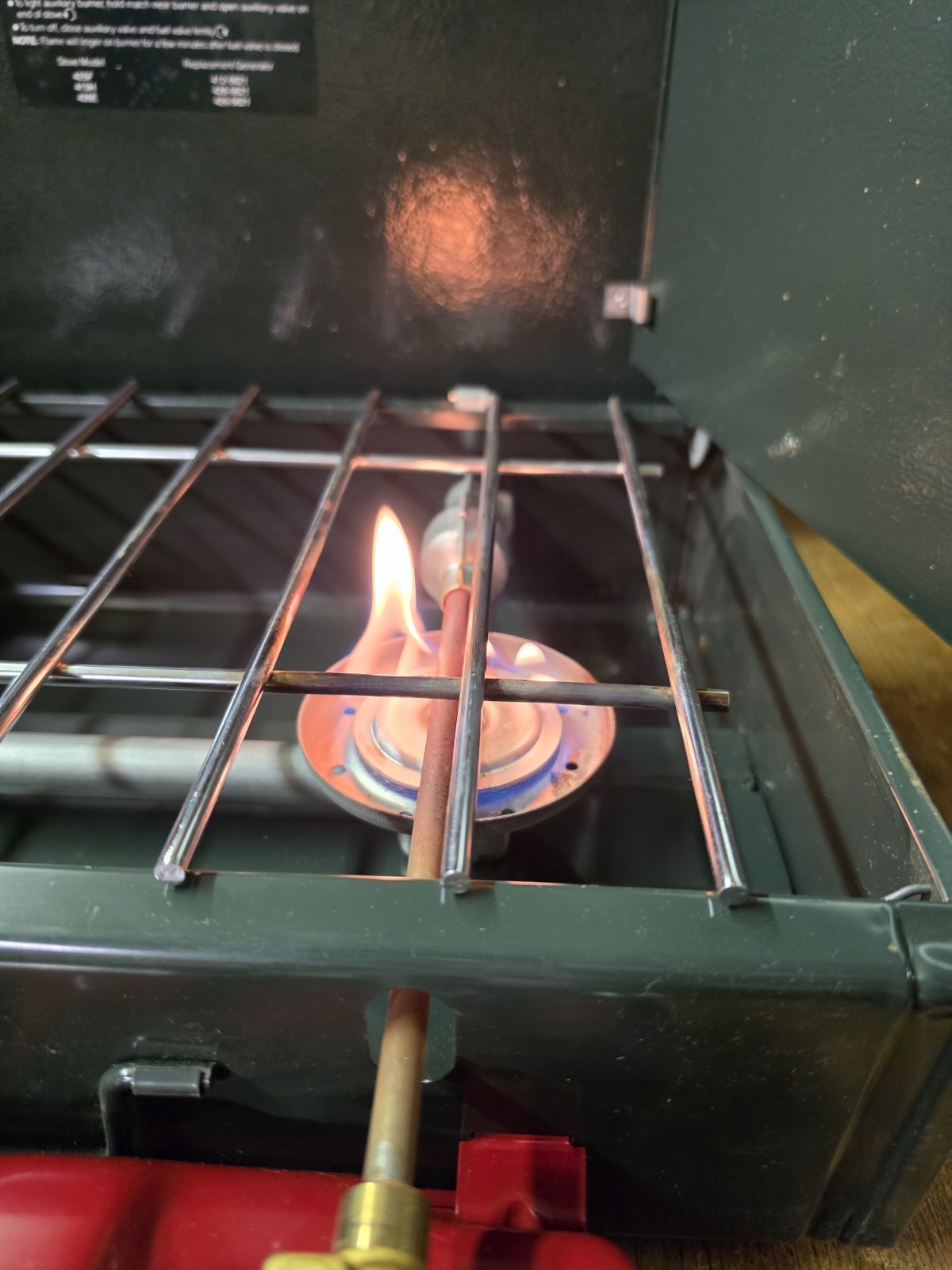 VTG Coleman 425F499 2 Burner Camp Stove w/ Original Box 5/1989 Classic Green USA