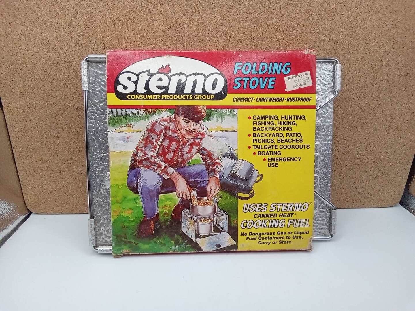 Sterno Folding Stove – Compact, Lightweight & Rustproof Vintage Rare Never Used