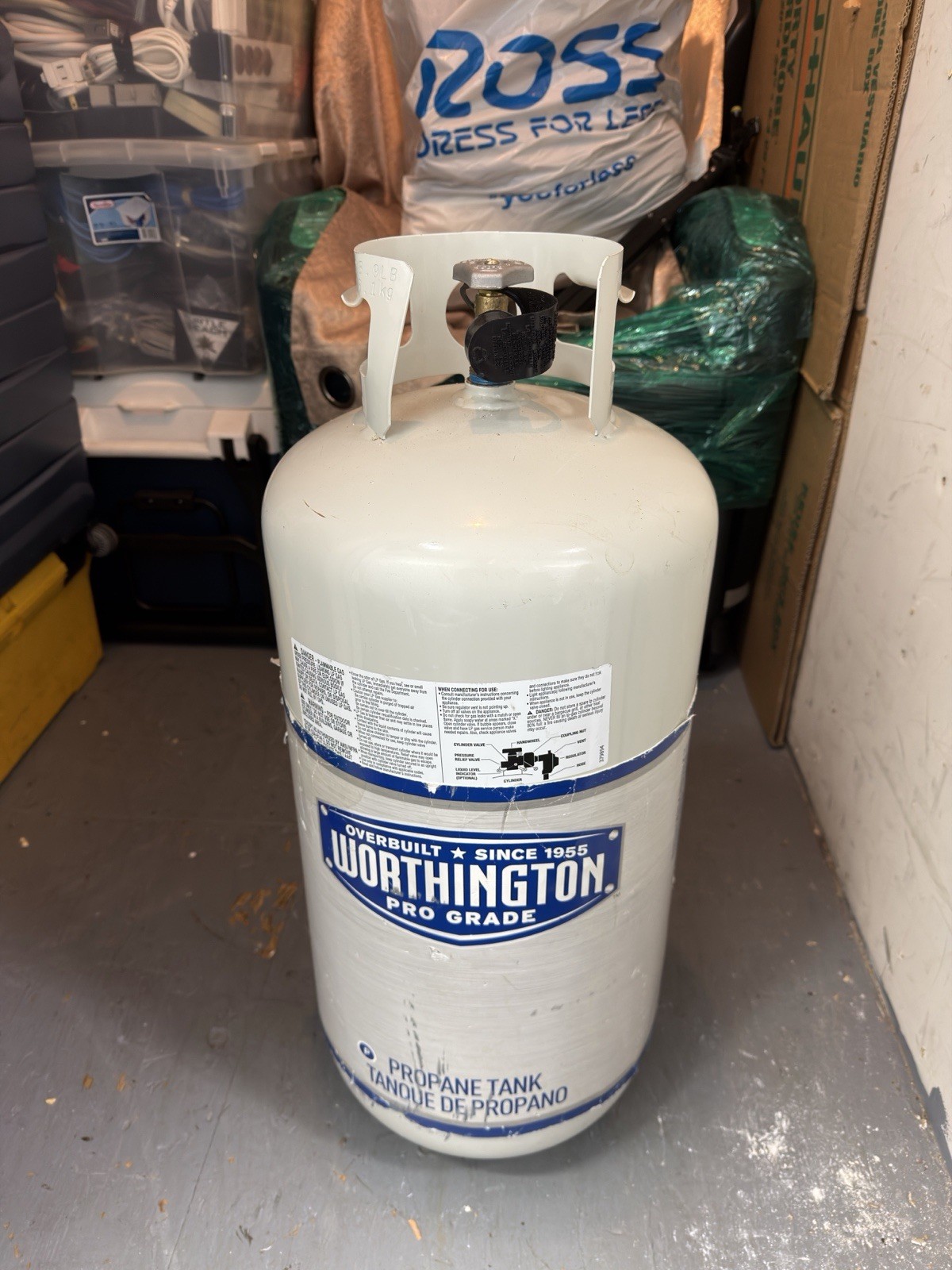 40 Lb. Empty Propane Tank-302018