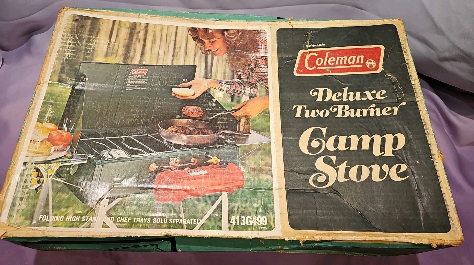 Coleman Model 413H 413H499 2 Burner Camp Stove New Old Stock SEALED BOX