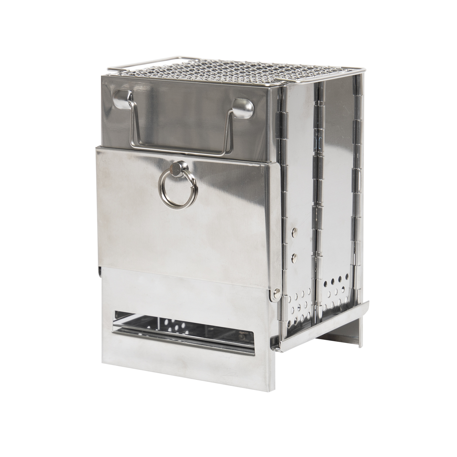 Stainless Steel Portable Camping Stove With Carry Case – Folding Camp Stove Top