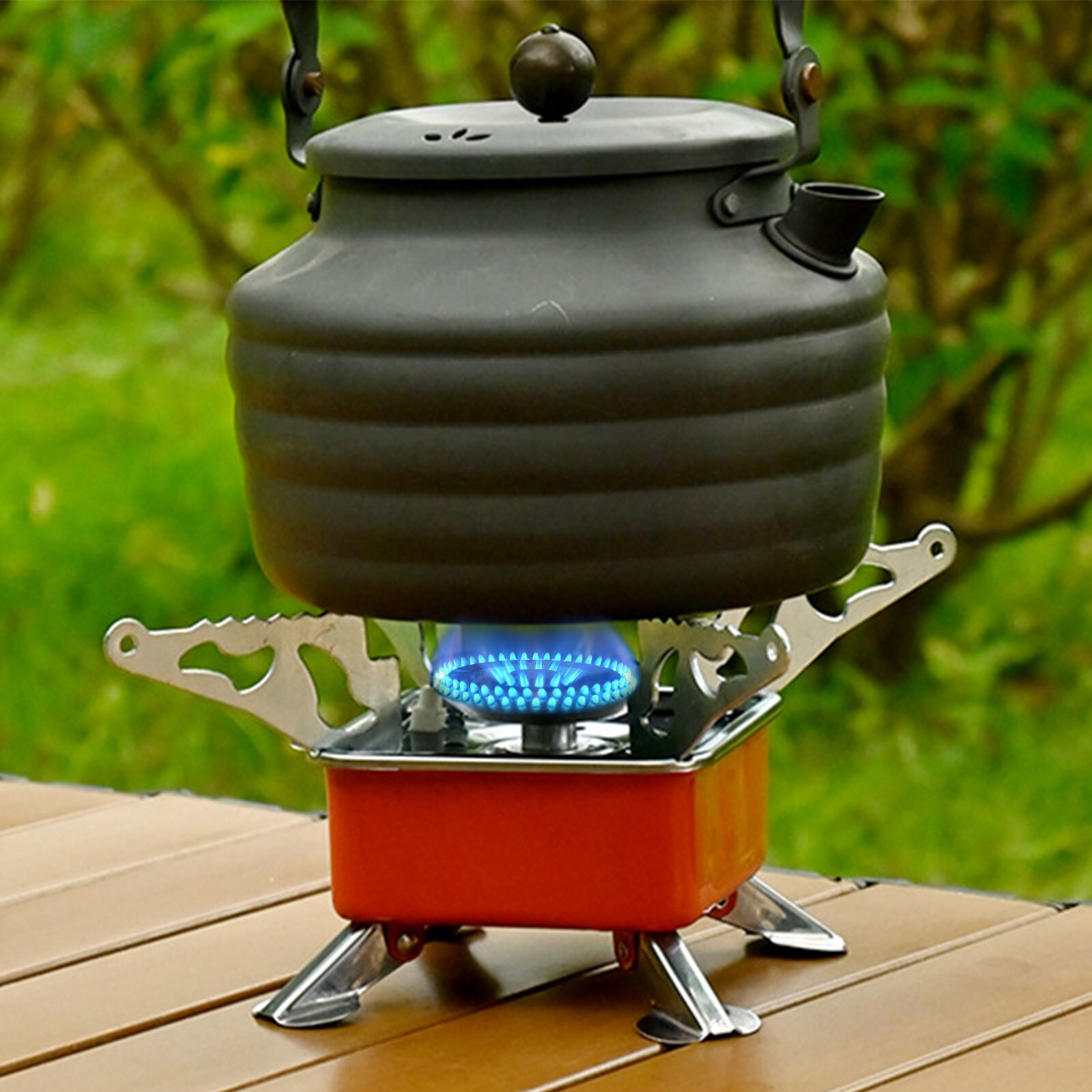 2800W Portable Camping Gas Stove Butane Outdoor Cooking Equipment Collapsible