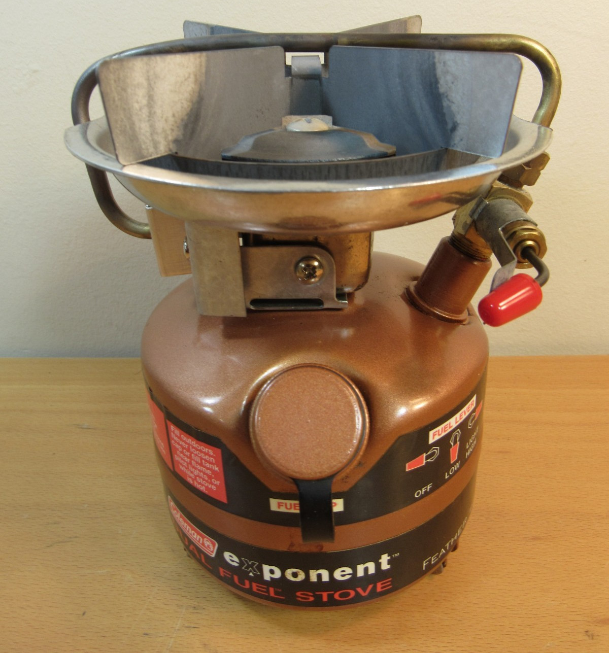 VTG Coleman Exponent Dual Fuel Feather 442 Portable Camp Stove with Box TESTED!