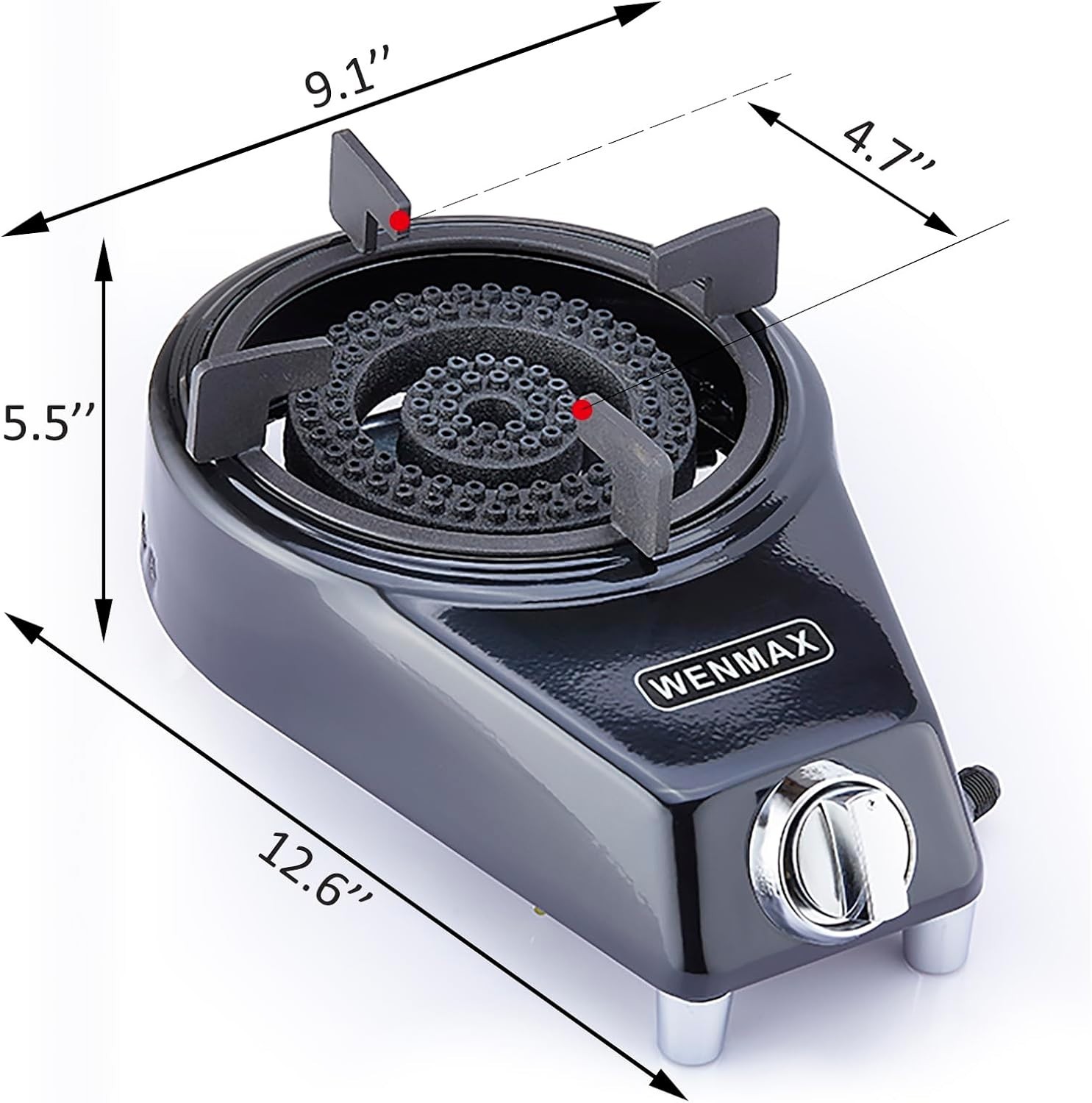 High Heat Output Propane Stove 15000 BTU Ideal for Camping and Outdoor Cooking
