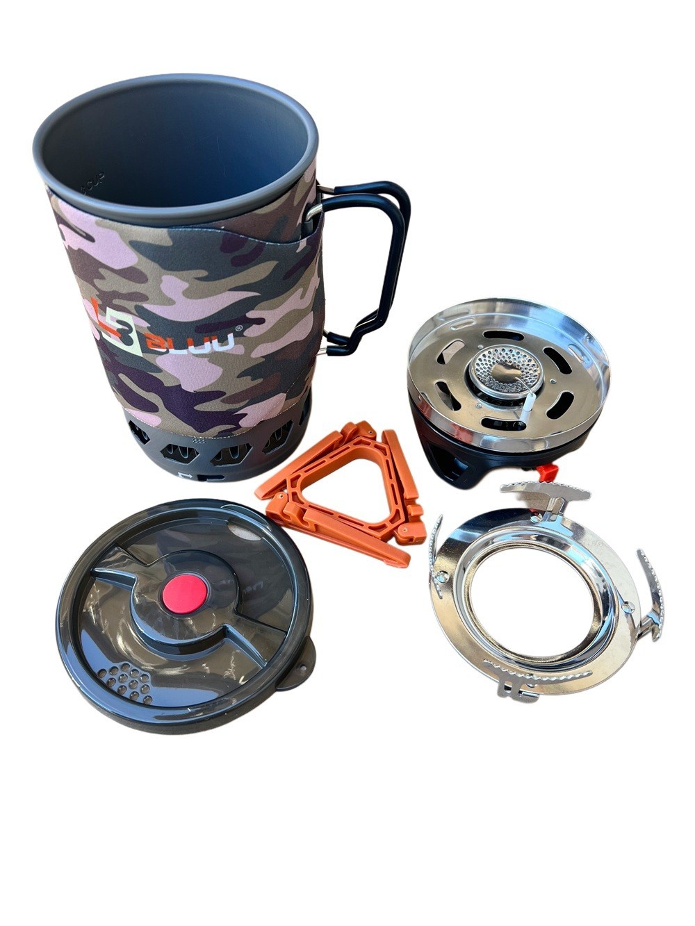 Camping Jet Burner 1000W 750ML Portable Gas Powered Stove top Cooking System