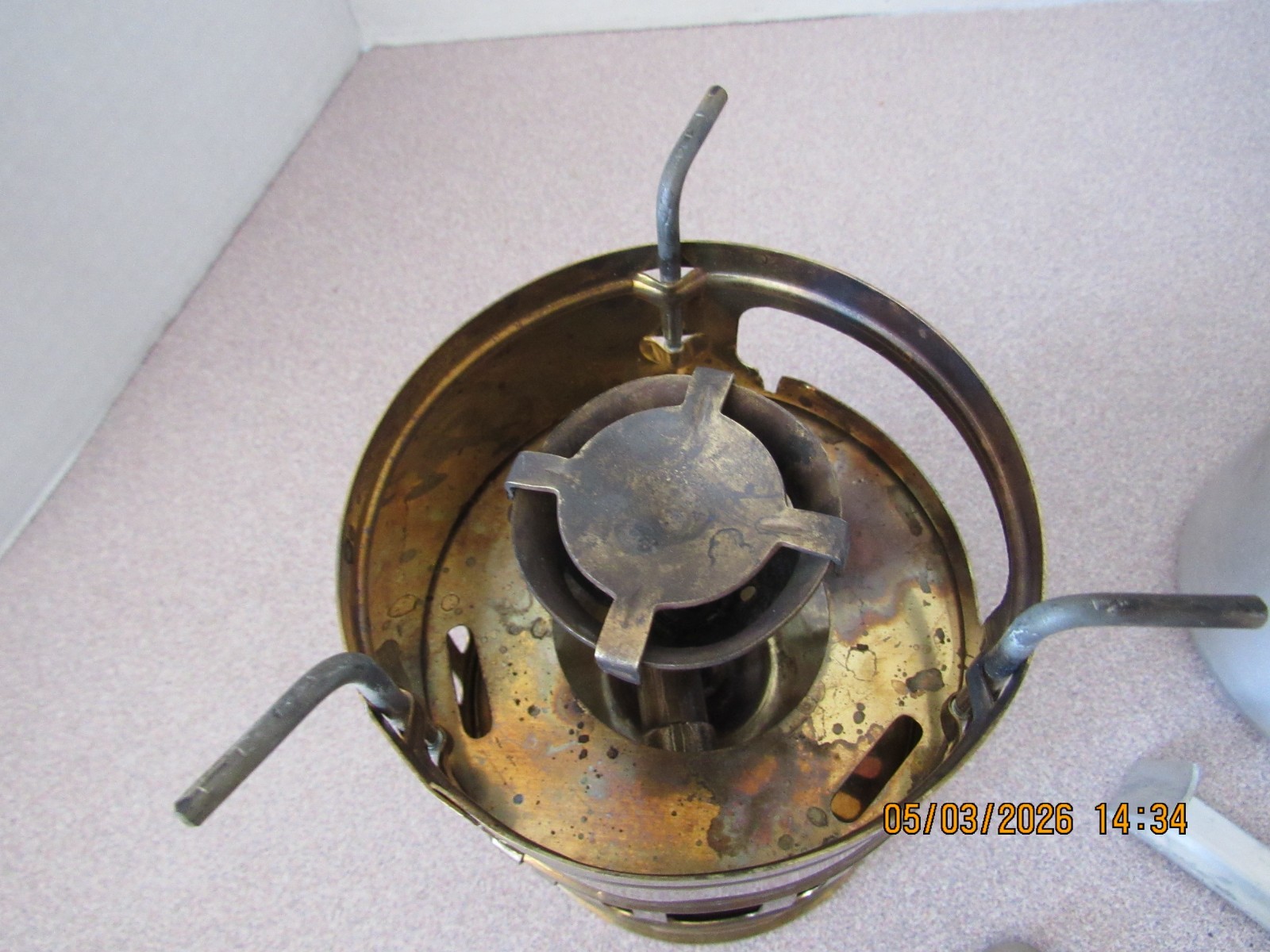 Svea 123 Brass Backpacking Camp Stove Sweden w/ Box