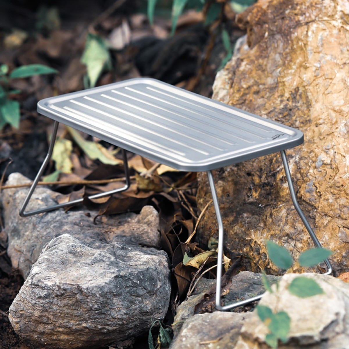 Companion Lightweight Titanium Foldable Table And BBQ Grill Outdoor Cooking
