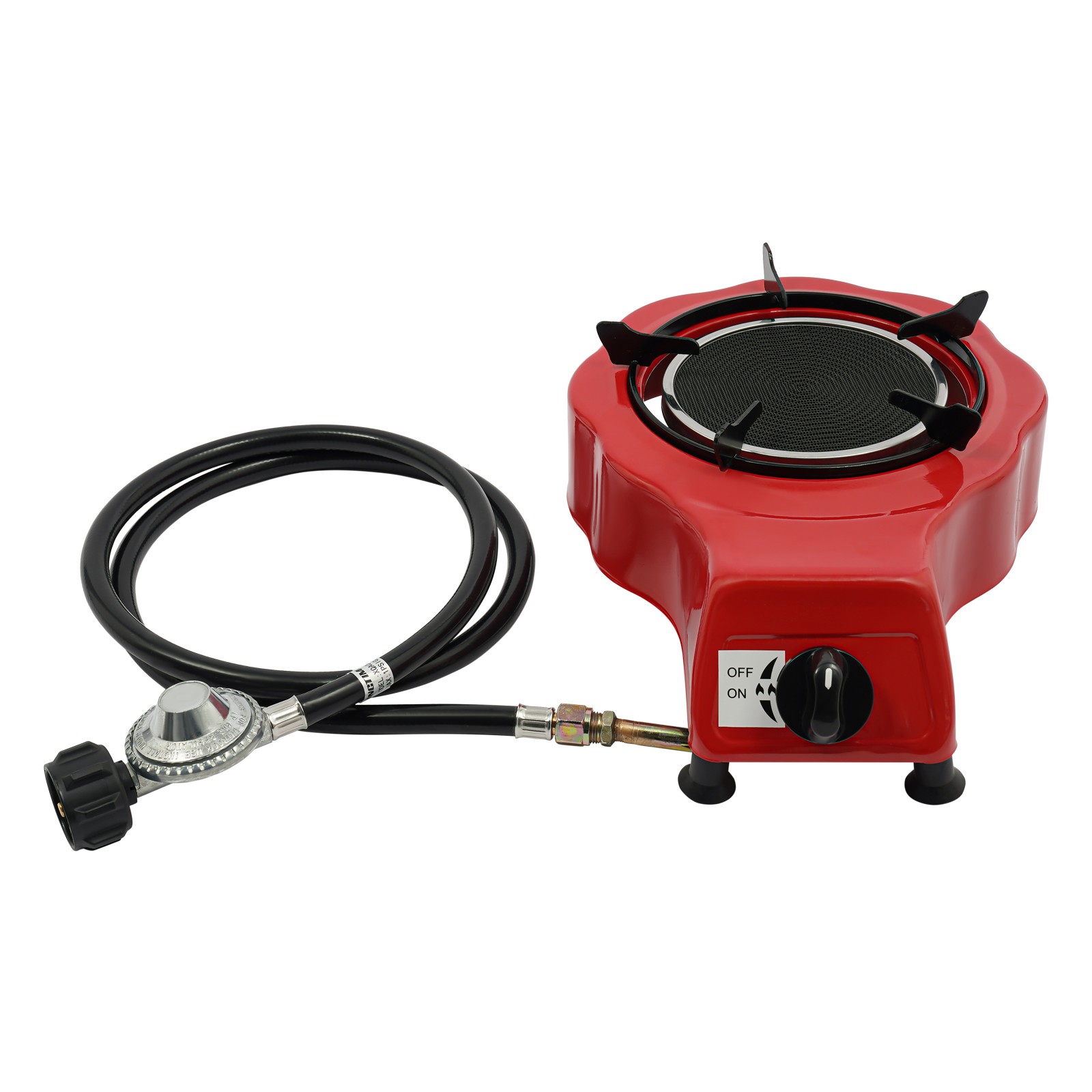 Single Gas Stove Burner Portable Propane Outdoor Camping Cooking BBQ w/Hose
