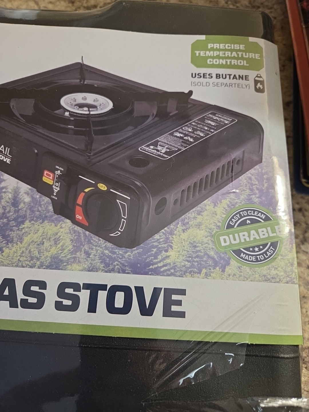 Portable Gas Stove. Cedar Trail. Brand New In Original Packaging