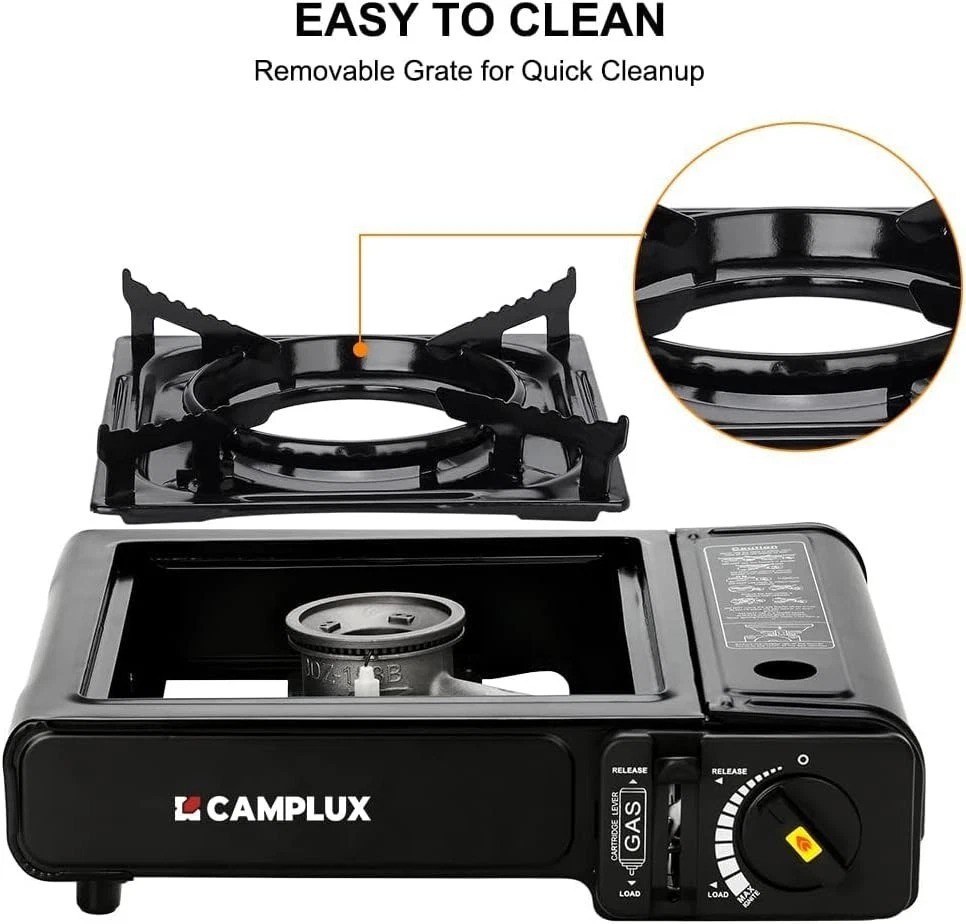 Certified Portable Butane & Propane Stove – Ideal for Camping and Emergency