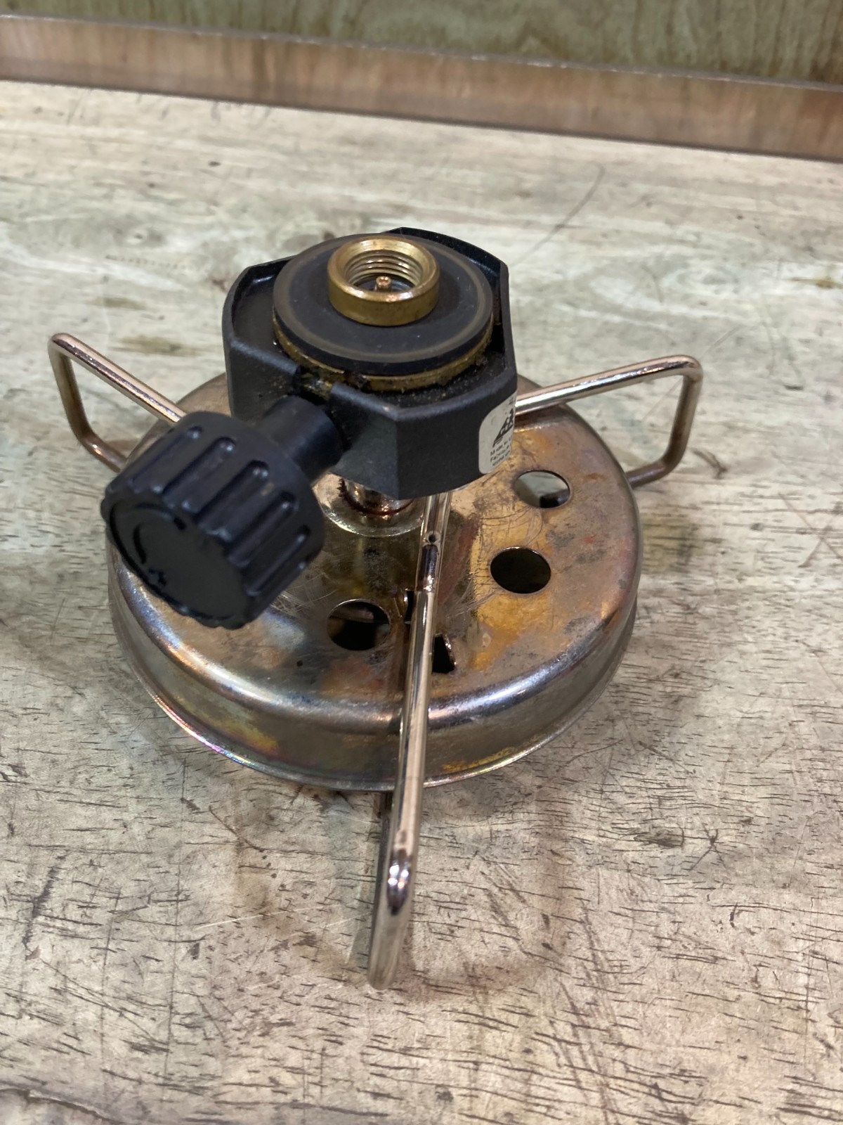 Older Coleman Peak One 3001-700T one burner backpacking stove butane/propane