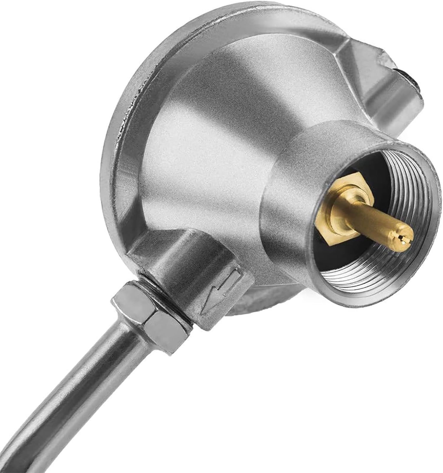 PETKAO 5010000743 Gas Regulator for Coleman Portable Sport Silver, gold