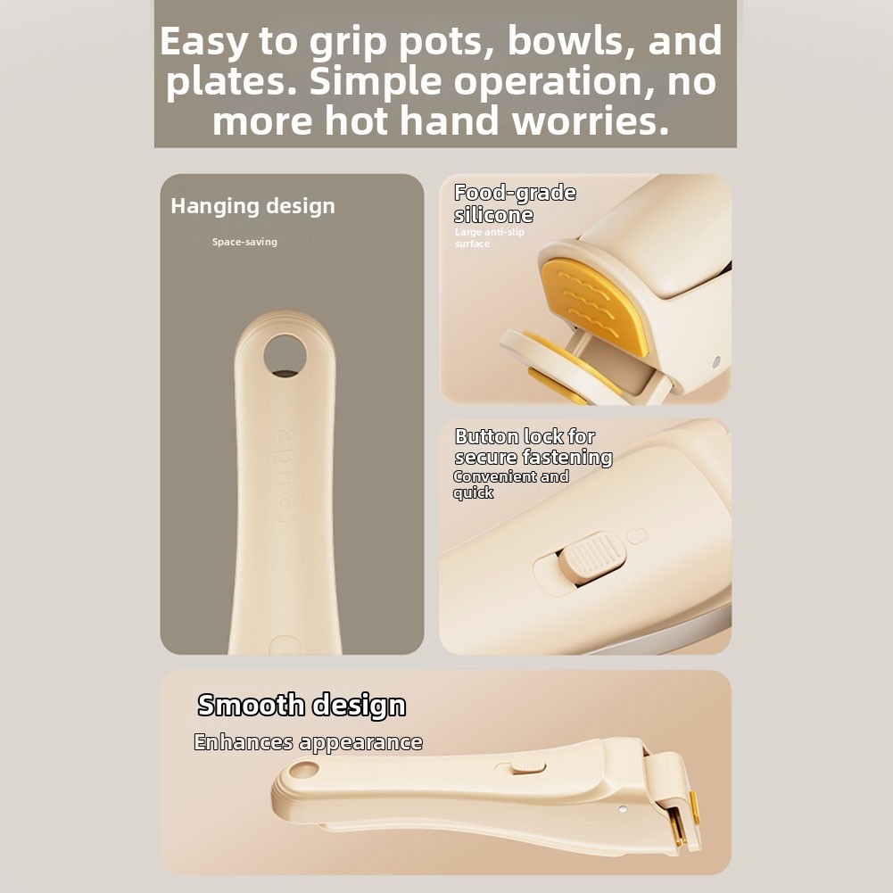 Pot Handle Clip for Camping Kitchen Use Triple for material Heat Resistant