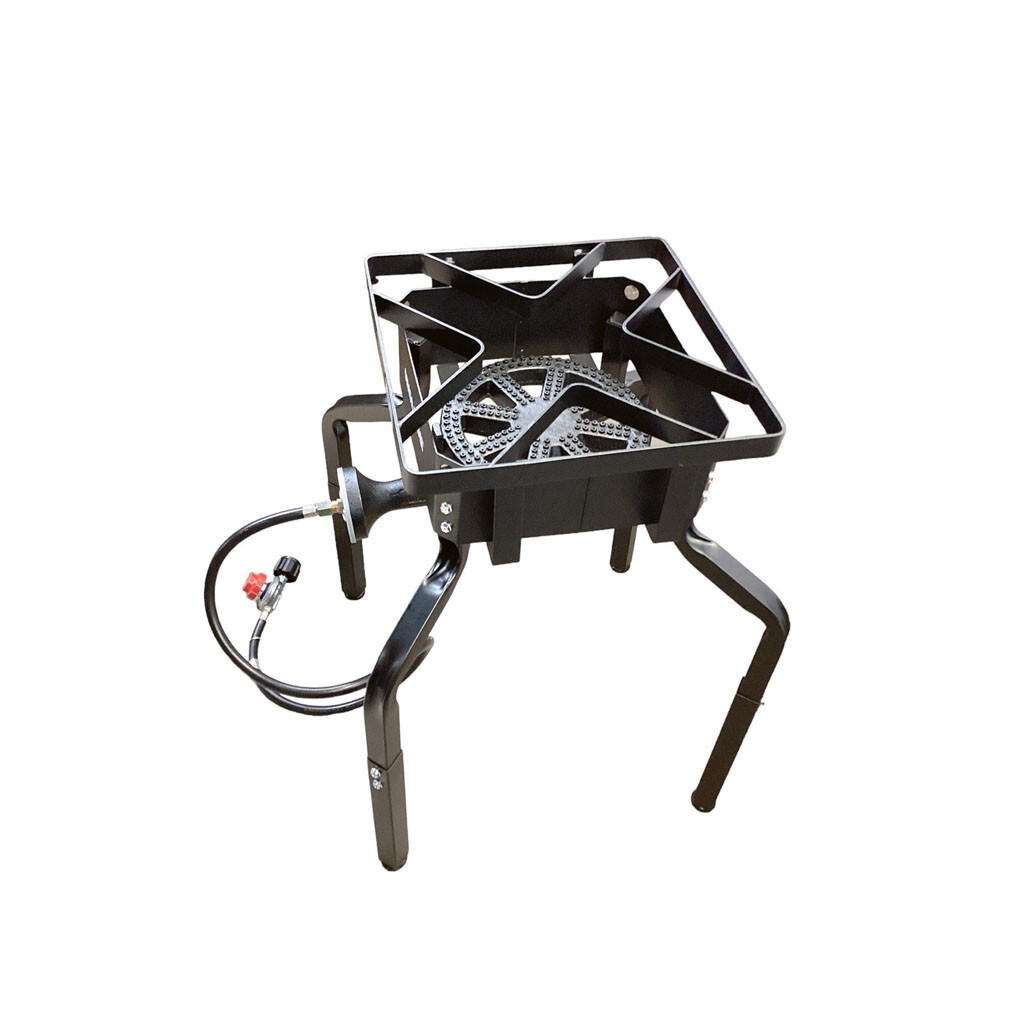 Adjustable 19-28” Portable Propane Gas Stove Burner Cooker Gas Regulator 15×15