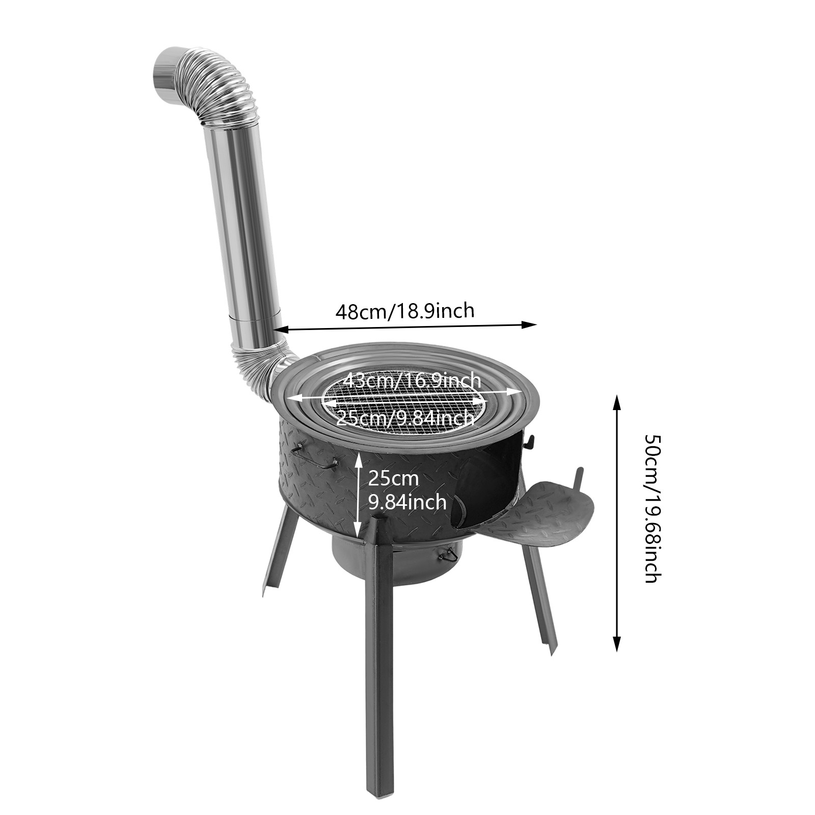 Wood Burning Stove Sets Multi-function Portable Outdoor Camping/BBQ Cooking Kits