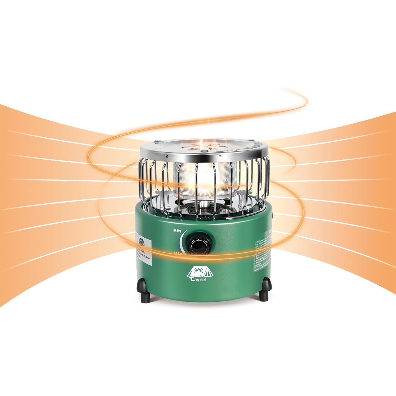 2-in-1 Portable Propane Heater Stove 3 Modes Outdoor Camping Liquefied Gas Stove