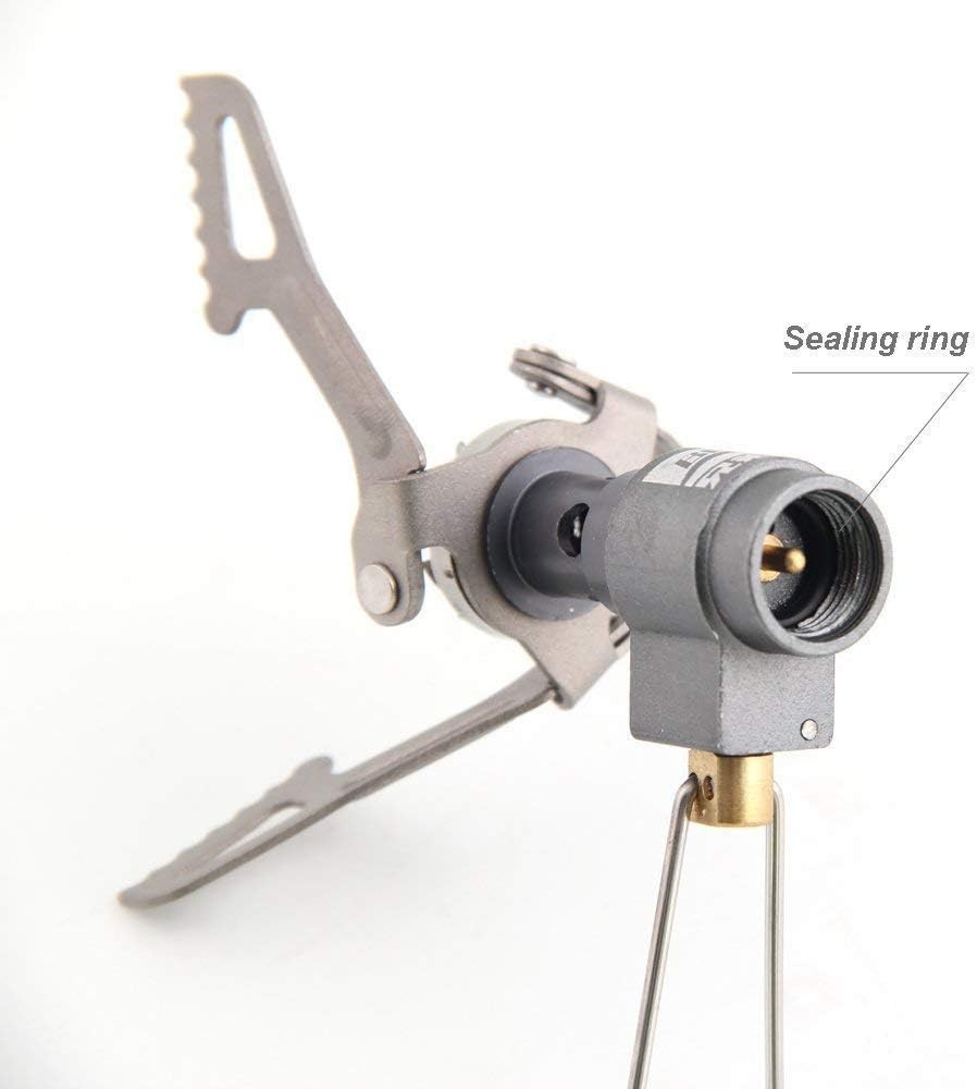 Efficient Ultralight Camping Stove – 2700W Titanium Alloy with Flame Adjustment