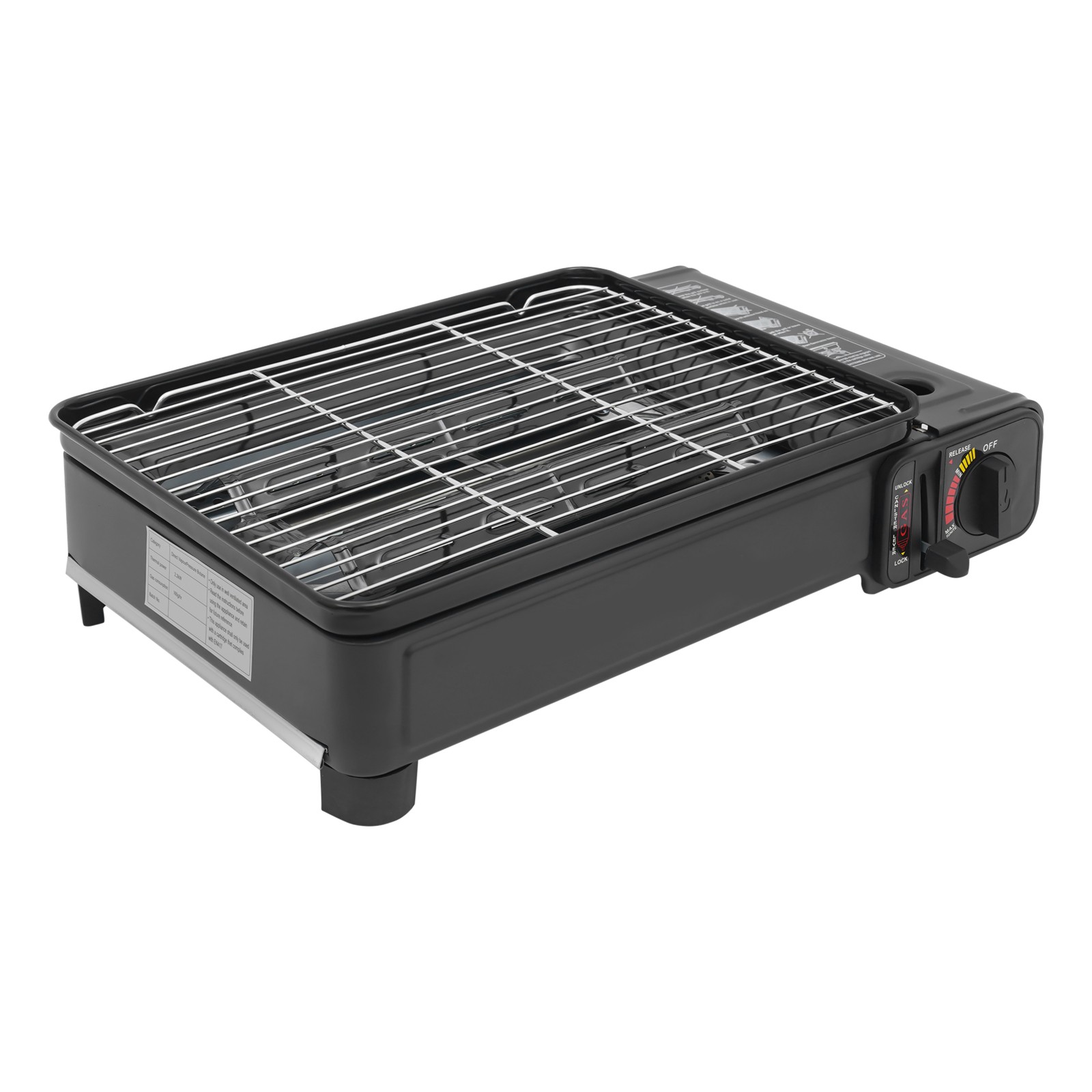 42*26*11cm Gas Barbecue Stove Gas Griddle Countertop Grill Stove LPG Tank Fuel