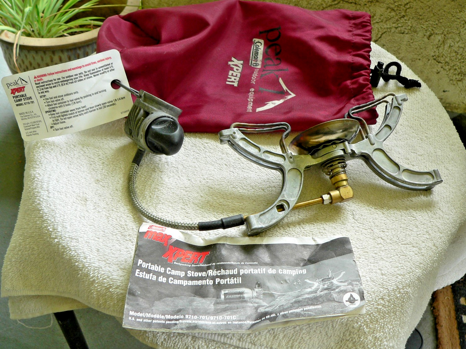 Coleman Peak 1 Xpedition Single Burner Stove Model 9710-701