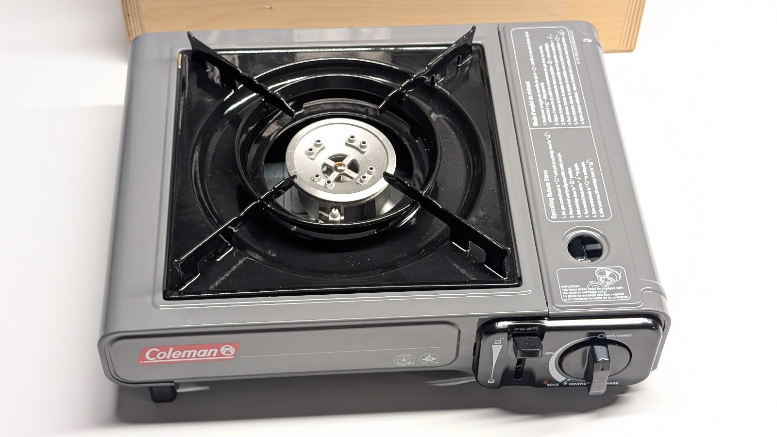 Coleman 2800 Butane Stove Portable Single Burner W/ Case Camping Cooktop