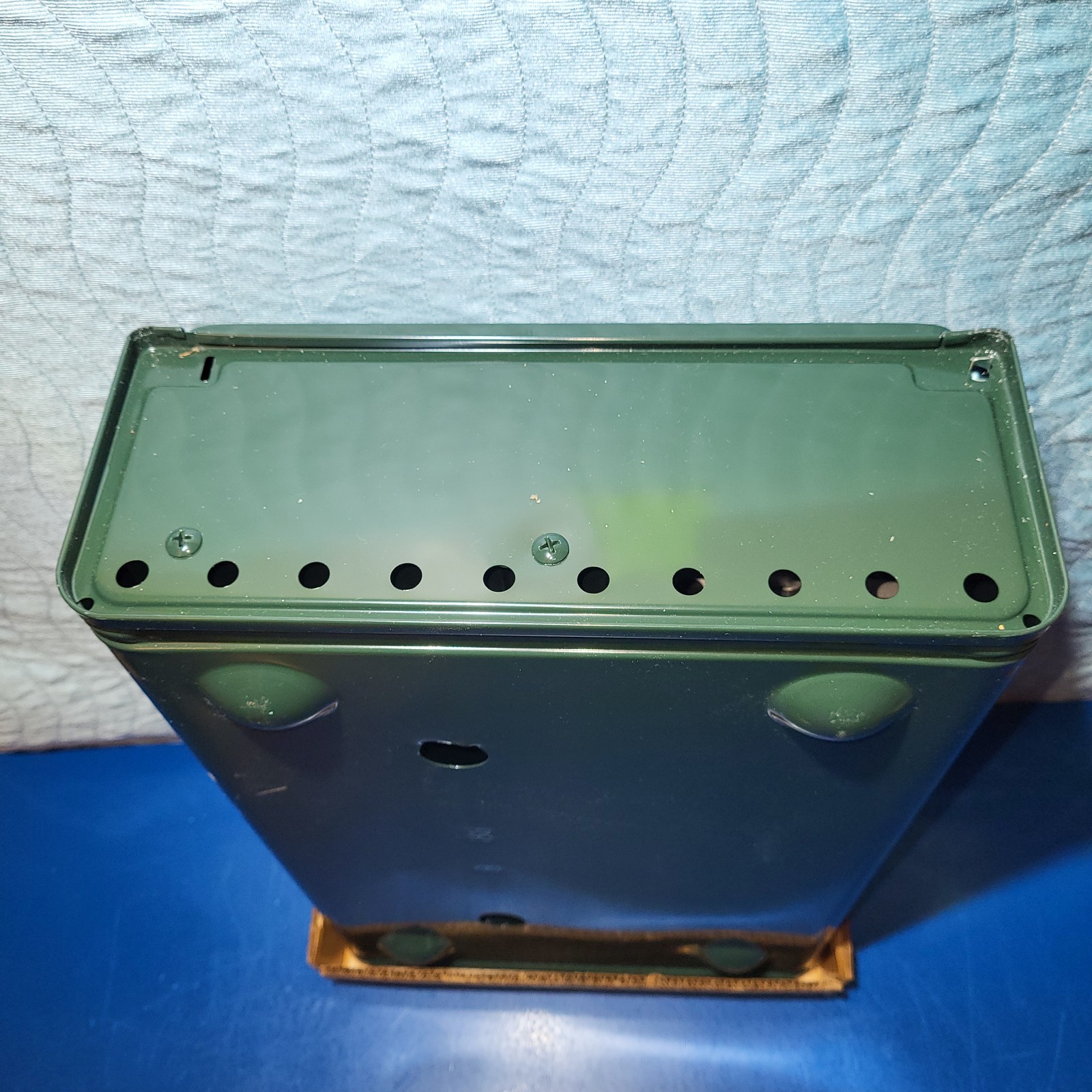 Vintage Coleman 425F499 Two Burner Camp Stove Fuel Gas Red Tank-NEW IN BOX, 8/88