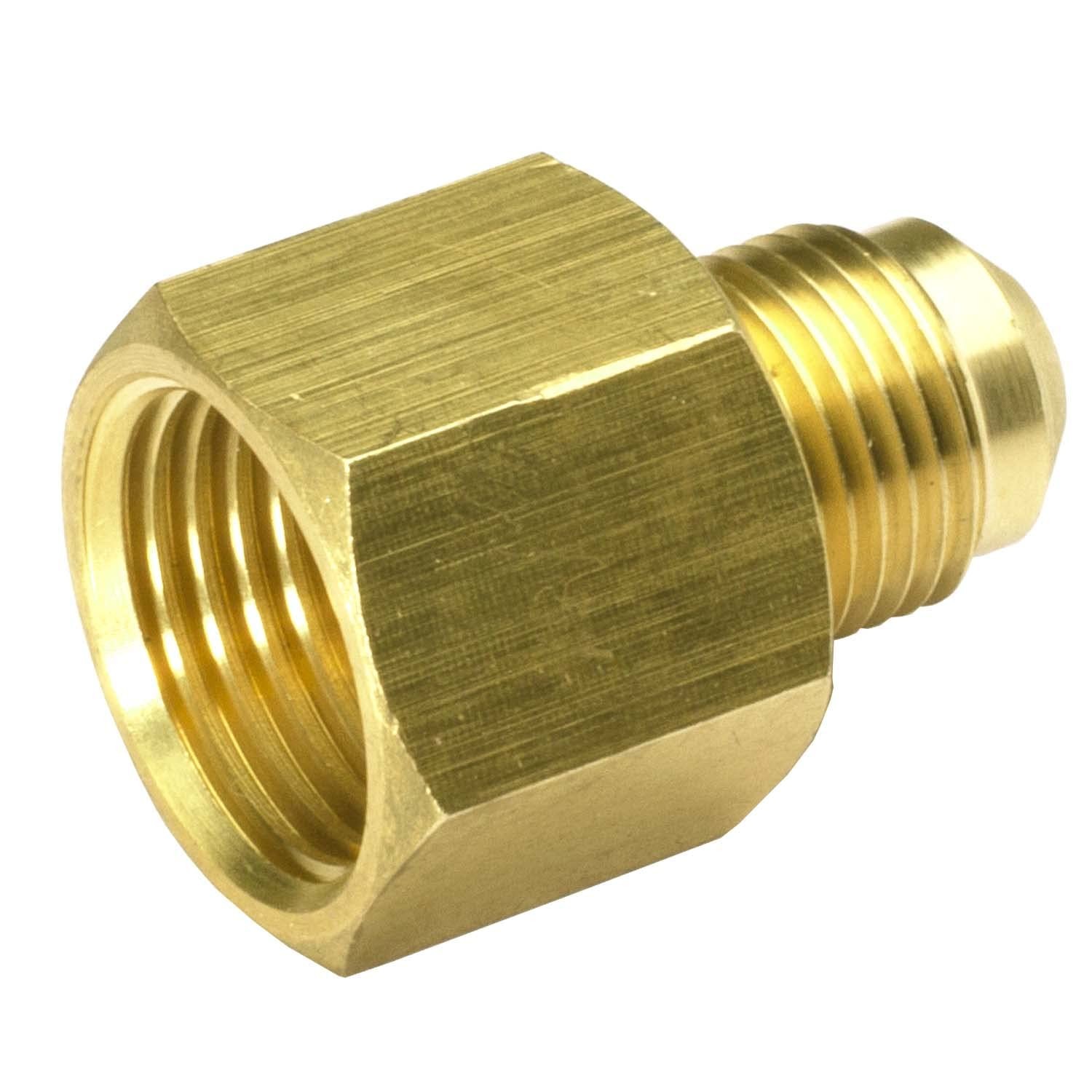 Celestial 3/8″ Male Flare by 1/2″ Female NPT Coupling, x 1/2″, Brass