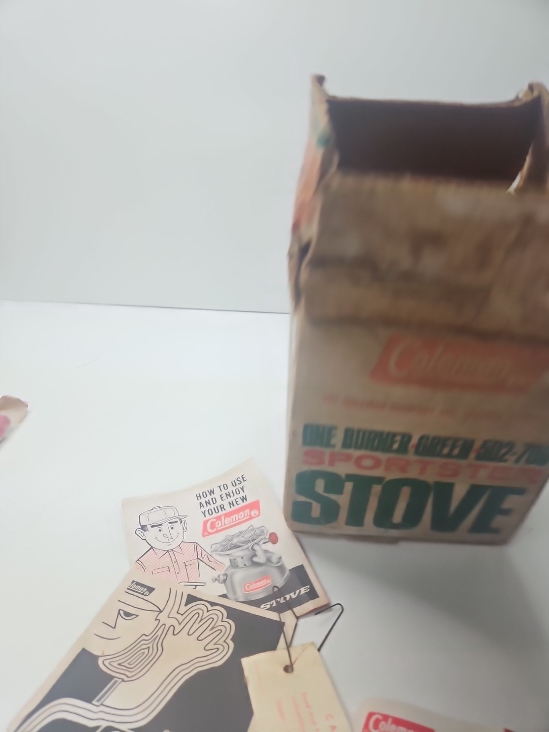 VTG 1968 COLEMAN 502-700 SPORTSTER SINGLE BURNER SPORTSTER STOVE RARE