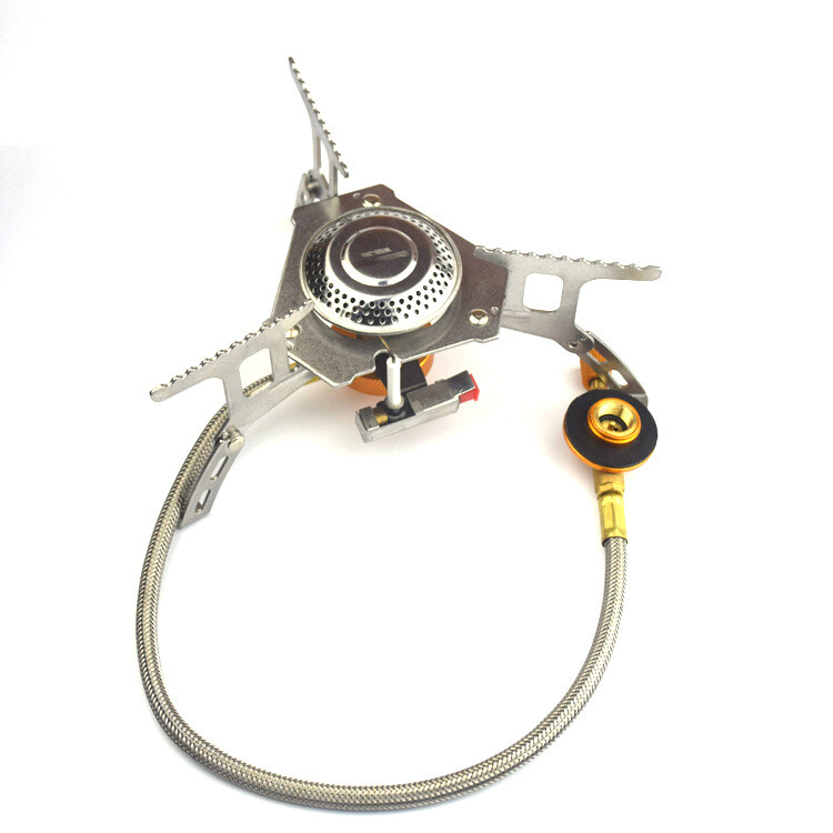 3900W Portable Backpacking Stove, Camping Gas Stove 1LB Propane Tank Adapter New