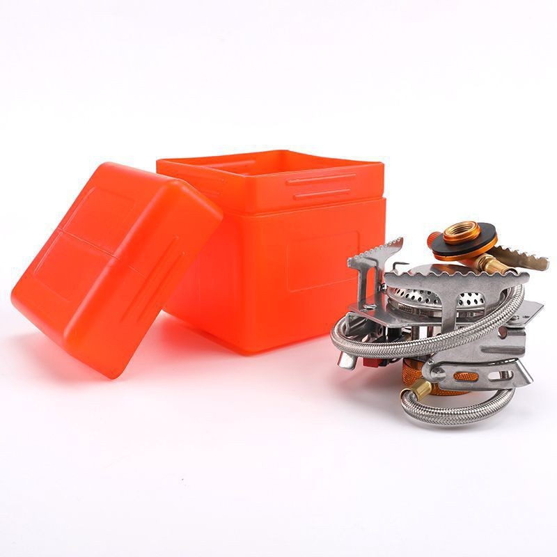 3900W Portable Backpacking Camping Gas Stove With Piezo Ignition Burner Case US