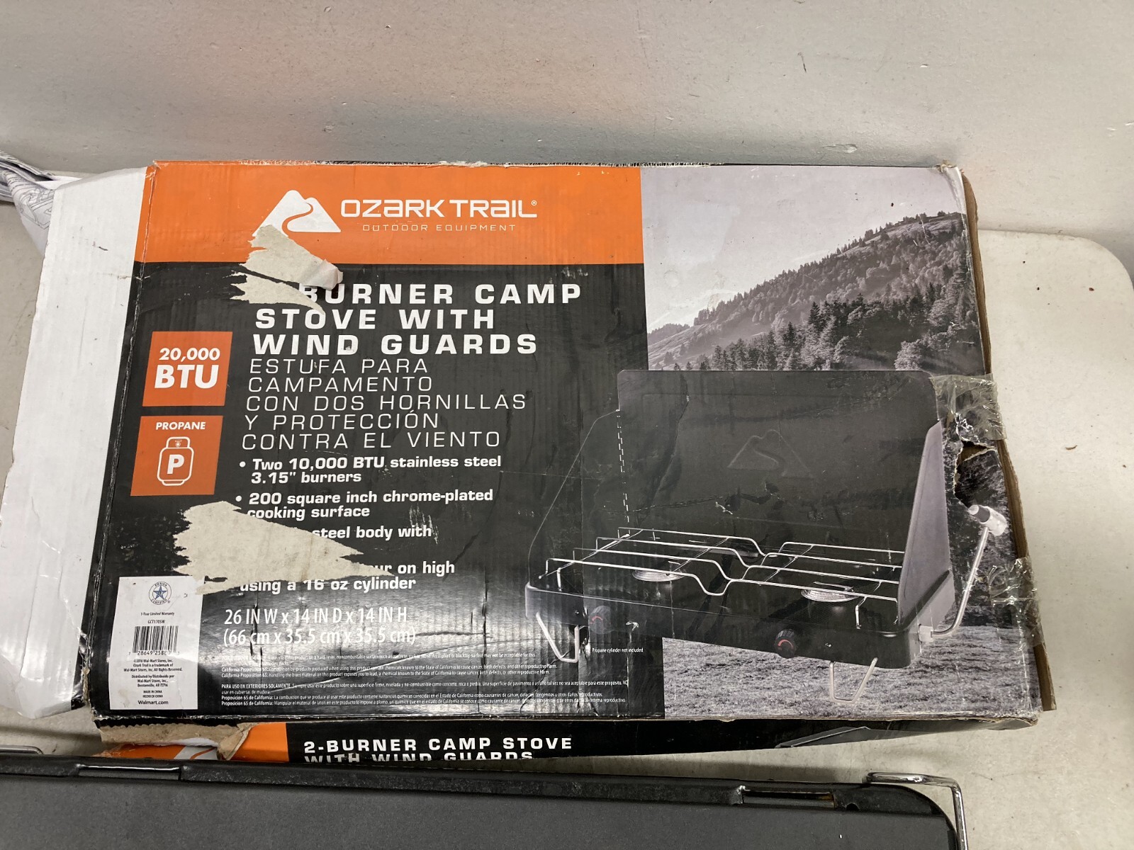 Ozark Trail 2-Burner 20,000 BTU Propane Camp Stove