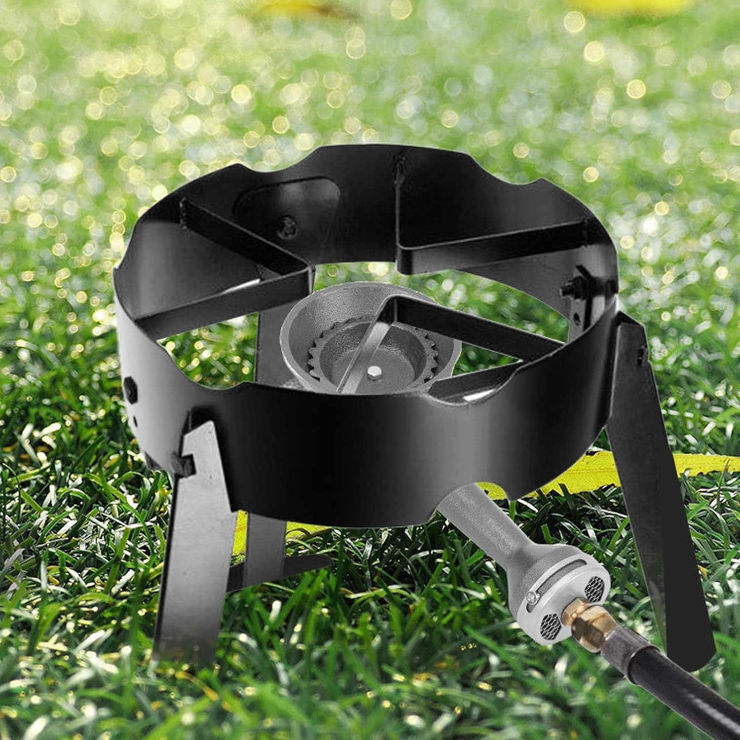 High Pressure Cast Iron Propane Burner Head with Brass Fitting for Turkey Fryers
