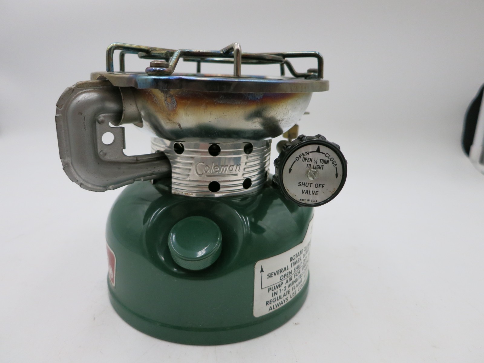 COLEMAN 502 SPORTSTER SINGLE BURNER CAMP STOVE 9 84 TESTED CAMPING HIKING