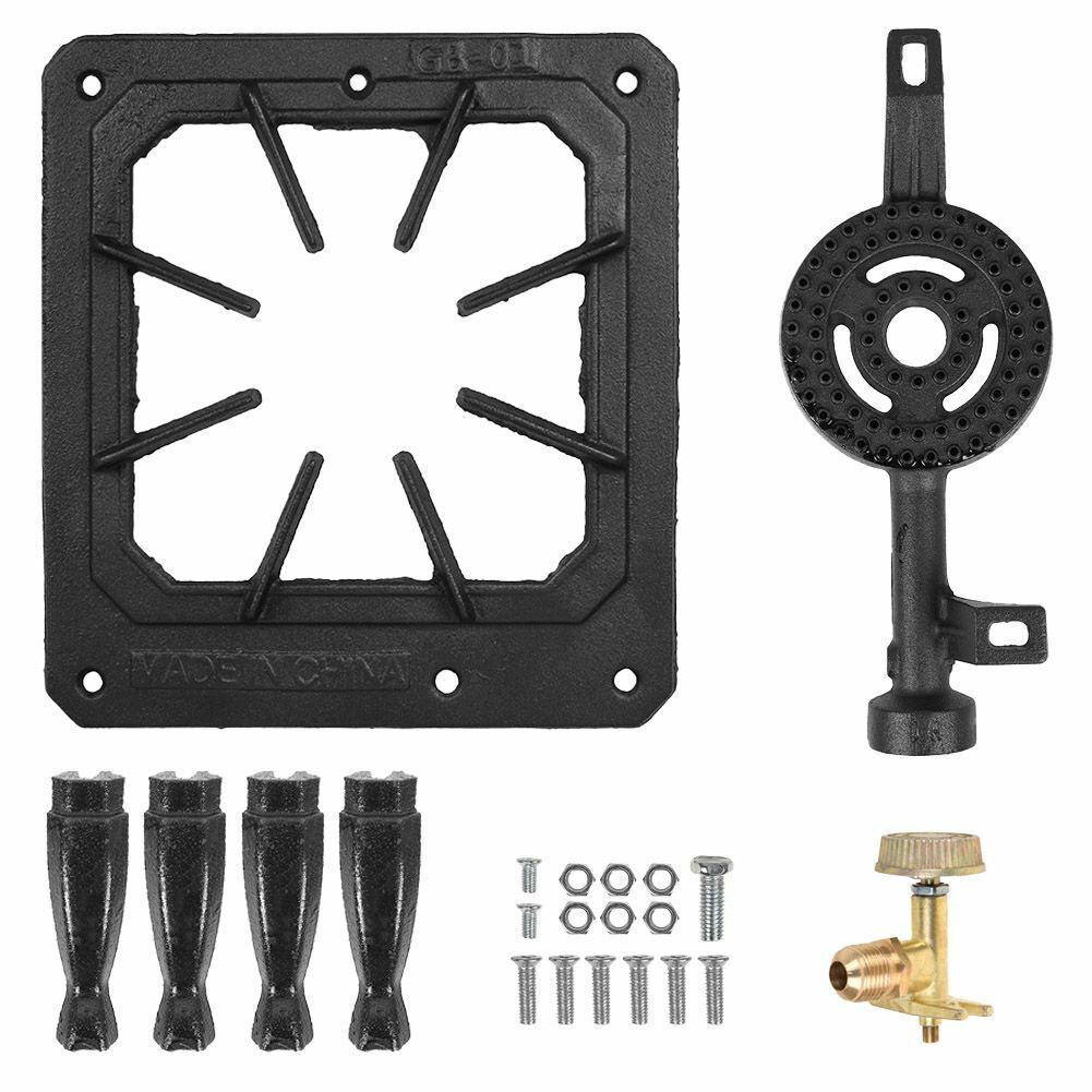 Portable Single Stove Camping Gas Stove Cast Iron Propane LPG BBQ Cooker Burner