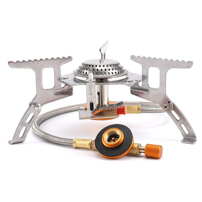 3900W Portable Backpacking Camping Gas Stove With Piezo Ignition Burner Case US