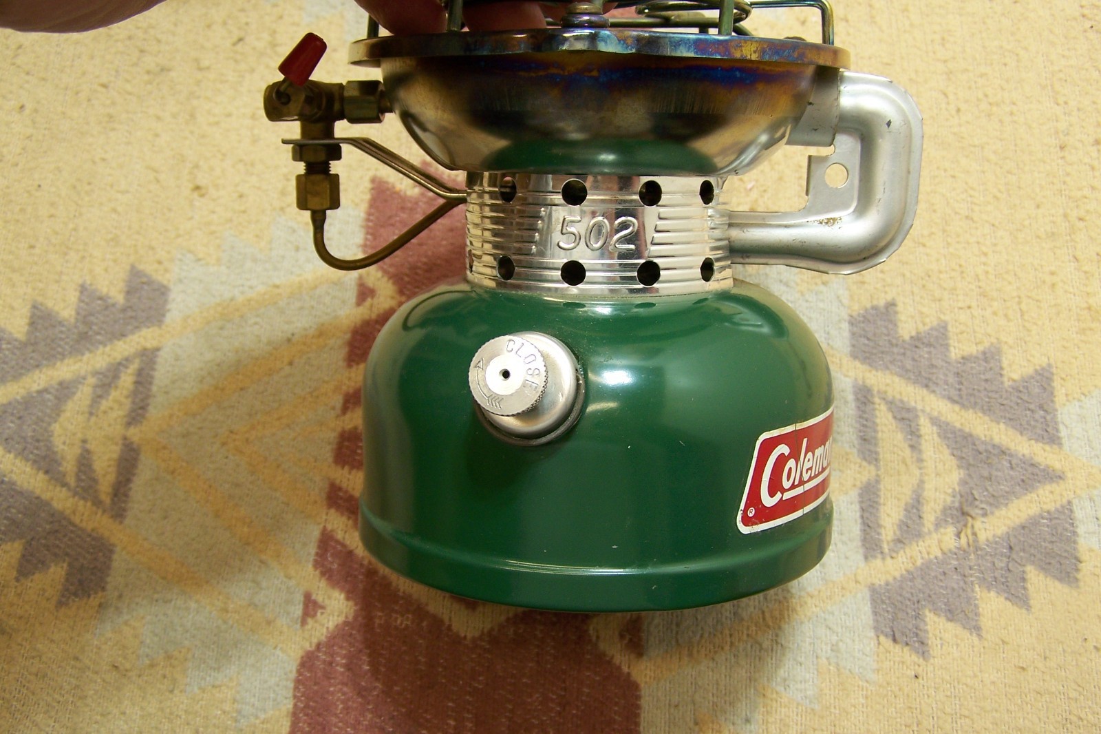 502-700 COLEMAN SINGLE BURNER SPORTSTER CAMP STOVE W/ BOX INST. 1 USE LANTERN TY