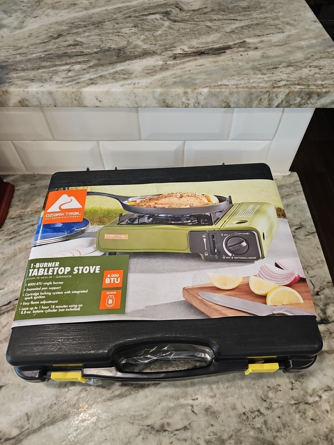 Ozark Trail Portable Gas Camping Stove with Case { New }